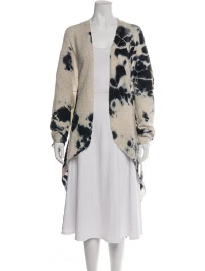 Pre-owned Suzusan Cashmere Tie-dye Print Sweater In Multicolor