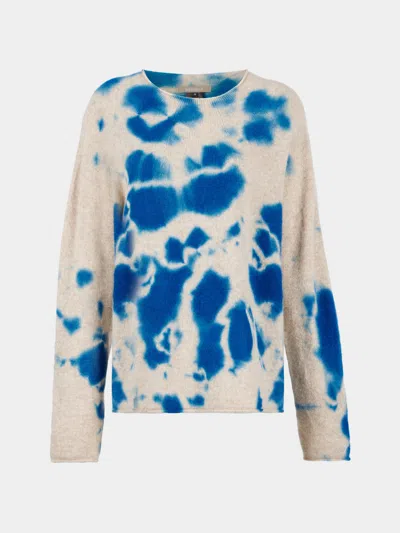 Suzusan Madara Shibori Cashmere Seamless Sweater Size: Xl