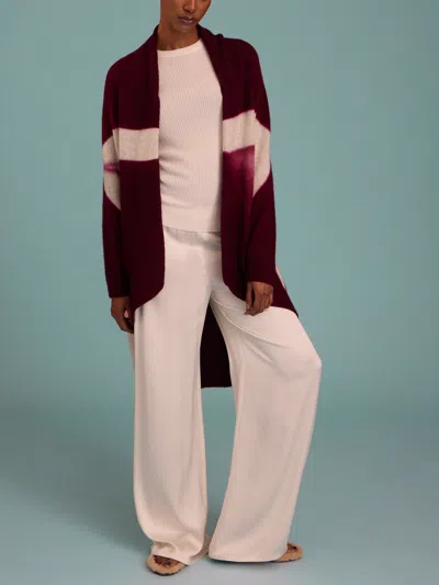 Suzusan Shibori Cashmere Upside-down Cape One Size