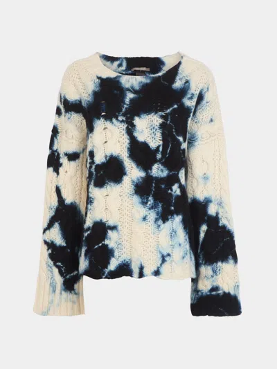 Suzusan Shibori Chunky Cashmere Sweater Size: L