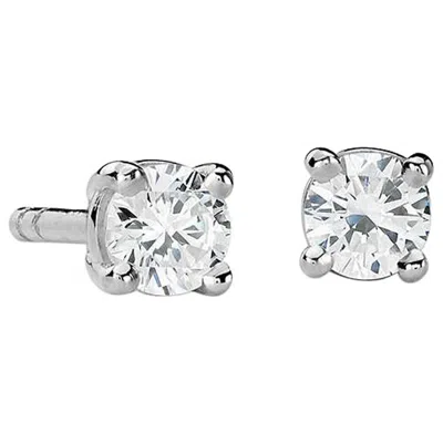 Pre-owned Suzy Levian 14 Karat Gold Classic Four-prong 0.50 Carat Diamond Stud Earrings In Multi