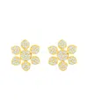 Suzy Levian 14k 0.13 Ct. Tw. Diamond Snowflake Earrings