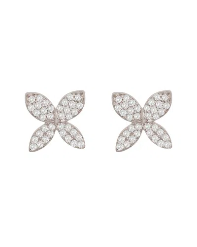 SUZY LEVIAN SUZY LEVIAN 14K 0.15 CT. TW. DIAMOND MARQUISE FLOWER STUDS