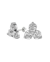 Suzy Levian 14k 0.20 Ct. Tw. Diamond Cluster Studs