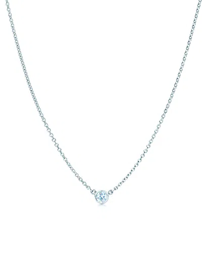 Suzy Levian 14k 0.25 Ct. Diamond Solitaire Necklace