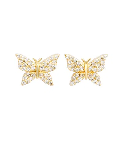 Suzy Levian 14k 0.35 Ct. Tw. Diamond Butterfly Studs