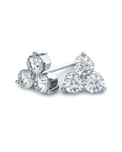 Suzy Levian 14k 0.38 Ct. Tw. Diamond Cluster Studs