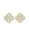 Suzy Levian 14k 0.40 Ct. Tw. Diamond Clover Studs