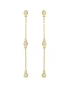 Suzy Levian 14k 0.40 Ct. Tw. Diamond Station Earrings