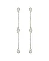 Suzy Levian 14k 0.40 Ct. Tw. Diamond Station Earrings