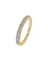 Suzy Levian 14k 0.50 Ct. Tw. Diamond Half-eternity Ring