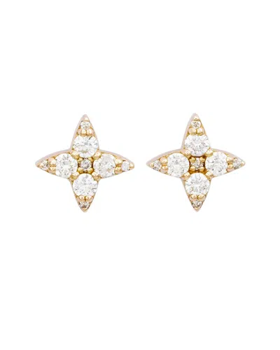 Suzy Levian 14k 0.55 Ct. Tw. Diamond Studs In Gold