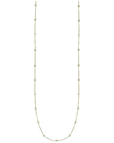 Suzy Levian 14k 0.60 Ct. Tw. Diamond 36in Station Necklace