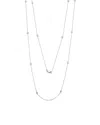 Suzy Levian 14k 0.60 Ct. Tw. Station Necklace