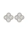 Suzy Levian 14k 0.70 Ct. Tw. Diamond Clover Studs