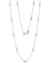 Suzy Levian 14k 0.80 Ct. Tw. Diamond Station Necklace