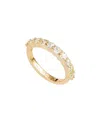 Suzy Levian 14k 1.00 Ct. Tw. Half-eternity Ring