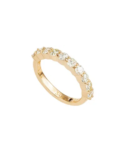 SUZY LEVIAN SUZY LEVIAN 14K 1.00 CT. TW. HALF-ETERNITY RING