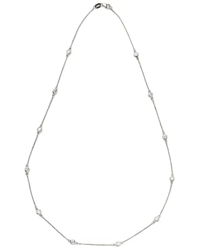 Suzy Levian 14k 1.80 Ct. Tw. Diamond Station Necklace