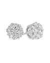 Suzy Levian 14k 2.00 Ct. Tw. Diamond Cluster Earrings