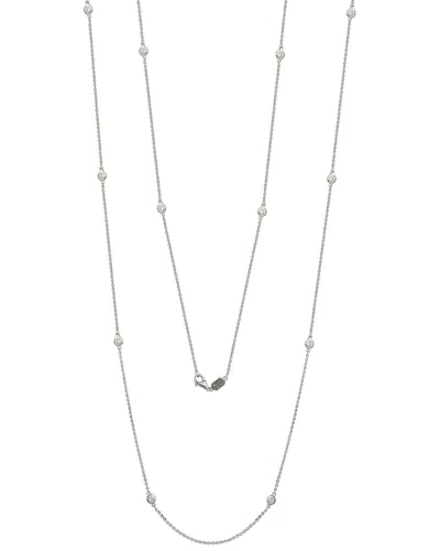 Suzy Levian 14k 2.00 Ct. Tw. Diamond Station Necklace