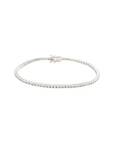 Suzy Levian 14k 2.00 Ct. Tw. Diamond Tennis Bracelet In White