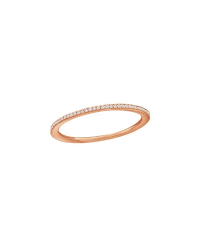 Suzy Levian 14k Rose Gold 0.14 Ct. Tw. Diamond Eternity Ring