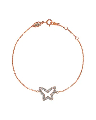 Suzy Levian 14k Rose Gold 0.30 Ct. Tw. Diamond Bracelet
