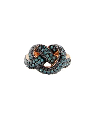Suzy Levian 14k Rose Gold 1.80 Ct. Tw. Diamond Ring