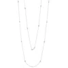 Suzy Levian 14k 0.60 Ct. Tw. Station Necklace In White