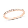 Suzy Levian 14k 0.50 Ct. Tw. Diamond Eternity Ring In Silver