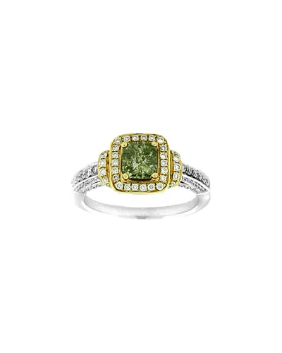 Suzy Levian 14k Two-tone 1.52 Ct. Tw. Diamond Ring
