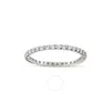Suzy Levian 14k 0.50 Ct. Tw. Diamond Eternity Ring In White