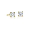 Suzy Levian 14k 0.25 Ct. Tw. Diamond Studs In Silver