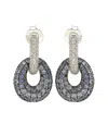 Suzy Levian 18k & Silver 1.95 Ct. Tw. Sapphire Drop Earrings