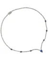 Suzy Levian 18k & Silver 8.02 Ct. Tw. Sapphire Necklace