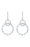 Suzy Levian Cubic Zirconia Drop Earrings