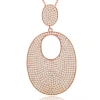 Suzy Levian Cubic Zirconia Sterling Silver Micro Pave Pendant In Silver