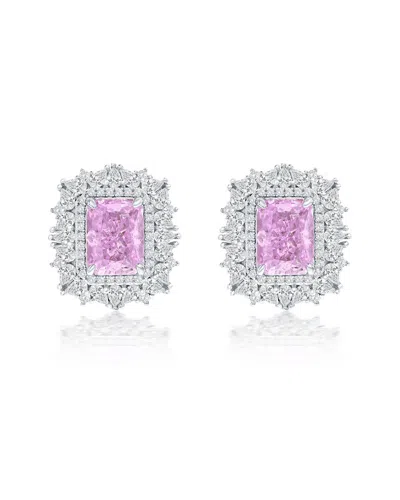 Suzy Levian Cz Jewelry Suzy Levian Gala Collection Silver Cz Stud Earrings