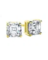Suzy Levian Cz Jewelry Suzy Levian Gold Over Silver Cz Studs