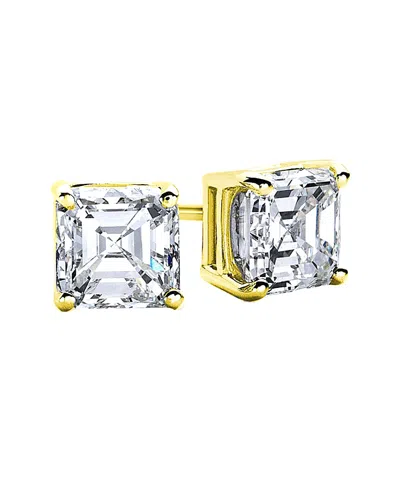 Suzy Levian Cz Jewelry Suzy Levian Gold Over Silver Cz Studs
