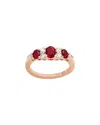 Suzy Levian Cz Jewelry Suzy Levian Silver Cz Anniversary Ring In Gold