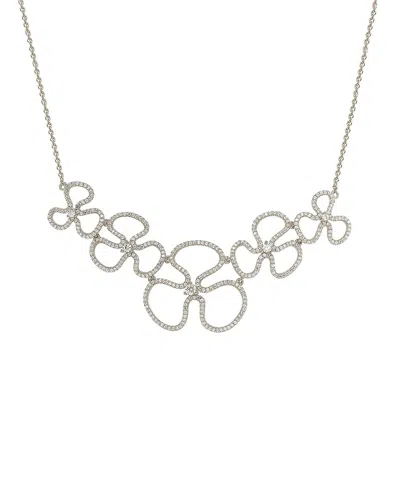 Suzy Levian Cz Jewelry Suzy Levian Silver Cz Bib Necklace
