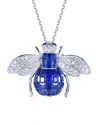 Suzy Levian Cz Jewelry Suzy Levian Silver Cz Bumble Bee Necklace