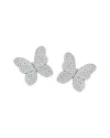 Suzy Levian Cz Jewelry Suzy Levian Silver Cz Butterfly Earrings