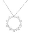 Suzy Levian Cz Jewelry Suzy Levian Silver Cz Butterfly Pendant