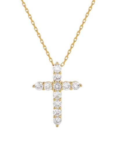 Suzy Levian Cz Jewelry Suzy Levian Silver Cz Cross Pendant