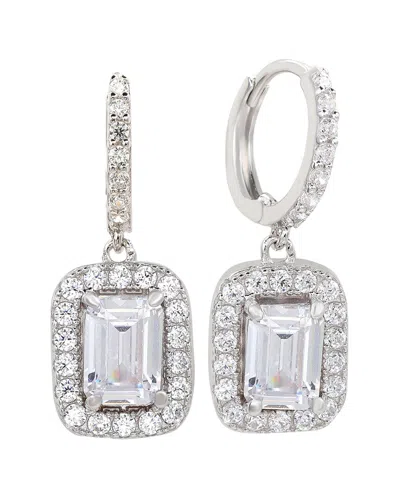 Suzy Levian Cz Jewelry Suzy Levian Silver Cz Dangle Earring In Metallic