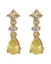 Suzy Levian Cz Jewelry Suzy Levian Silver Cz Dangle Earrings