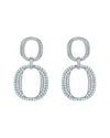 Suzy Levian Cz Jewelry Suzy Levian Silver Cz Dangle Earrings
